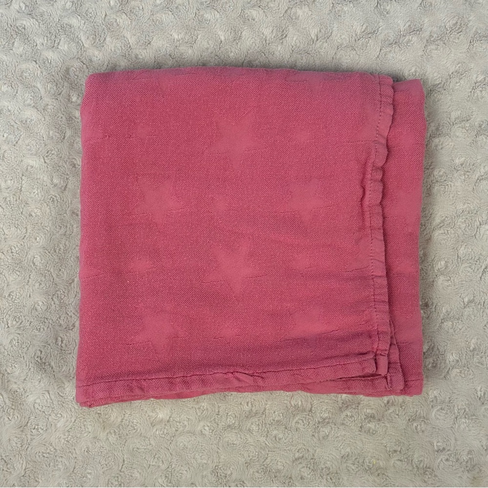 Tula Stars Gemini Baby Blanket Solid Pink 2016 Bamboo Viscose Made in Poland